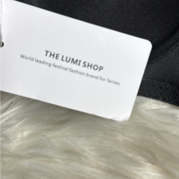 Black Gold Embellished Bra Top Rhinestones Brand New EDC Festival - Picture 9 of 10